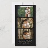 Kalender Trouw Fotobooth strook frame Opslaan Save The Date (Voorkant)