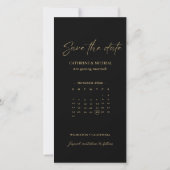 Kalender Trouw Fotobooth strook frame Opslaan Save The Date (Achterkant)