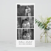 Kalender Trouw Fotobooth strook frame  Save T Save The Date (Staand voorkant)
