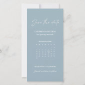 Kalender Trouwen Foto booth strip lijst Opslaan Sa Save The Date (Achterkant)