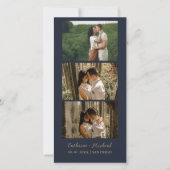 Kalender Trouwen Foto booth strip lijst Opslaan Sa Save The Date (Voorkant)