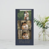 Kalender Trouwen Foto booth strip lijst Opslaan Sa Save The Date (Staand voorkant)