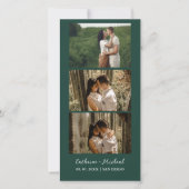 Kalender Trouwen Foto booth strip lijst Opslaan Save The Date (Voorkant)