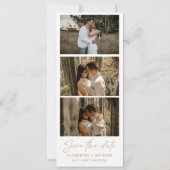 Kalender Trouwfotocabine strip lijst Opslaan T S Save The Date (Voorkant)