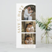 Kalender Trouwfotocabine strip lijst Opslaan T S Save The Date (Staand voorkant)