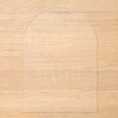 Kalender Trouwstrip lijst Save the Date Acryl Uitnodigingen (Voorkant)