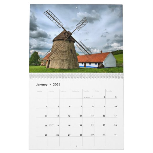 Kalender Tsjechië 2011 (Jan 2026)