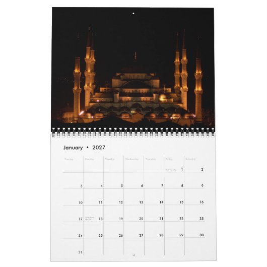 Kalender Turkije 001, kalender 2007 (Jan 2027)