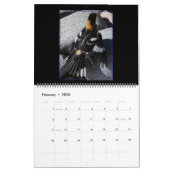 Kalender van 2020 voor vogels tijdens de vlucht (Feb 2026)