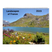 Kalender van 2023 landschappen in Frankrijk (Hoes)