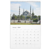 Kalender van 24 maanden in Istanbul (Jan 2019)