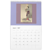Kalender van Antiek Japanse Woodblock (Mar 2027)