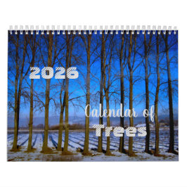 Kalender van bomen 2025 Mooie foto's