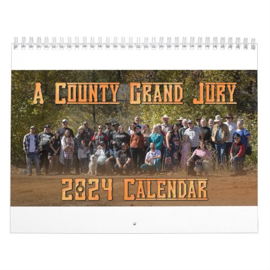 Kalender van de "A County Grand Jury" (Hoes)