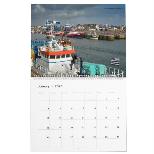 Kalender van de franse havens 2023 (Jan 2026)