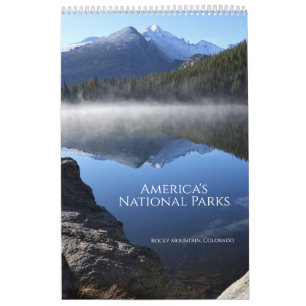 Kalender van de nationale parken van Amerika