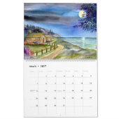 Kalender van de Waterverf van het Landschap schild (Mar 2027)