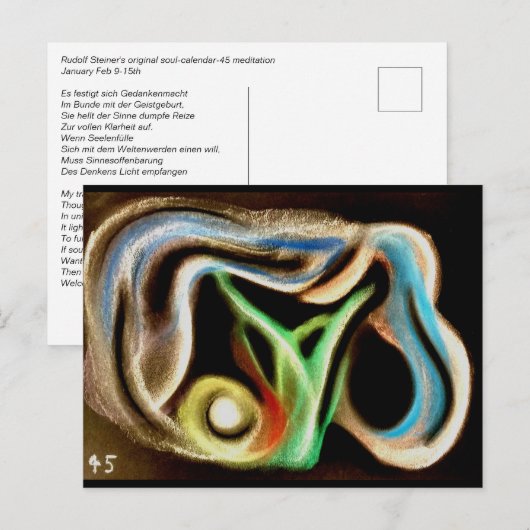 Kalender van de Ziel 45 Briefkaart (Voorkant / Achterkant)