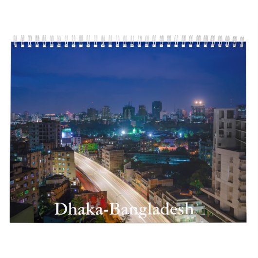 Kalender van Dhaka-Bangladesh (Hoes)