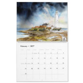 Kalender van Engelse landschapsschilderijen voor W (Feb 2027)