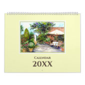 Kalender van Engelse landschapsschilderijen voor W (Hoes)