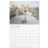 Kalender van Engelse landschapsschilderijen voor W (Jan 2027)