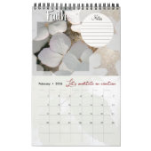 Kalender van God-meditatie: ster, woorden en notit (Feb 2026)