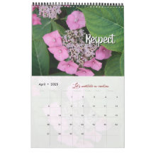 Kalender van God-metgezel in de tuin: woorden