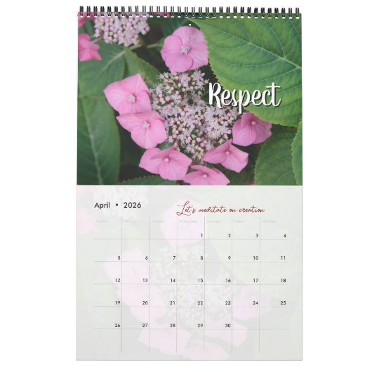 Kalender van God-metgezel in de tuin: woorden (Apr 2026)