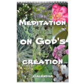 Kalender van God-metgezel in de tuin: woorden (Hoes)