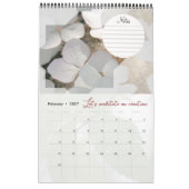 Kalender van God's Meditatie Tuin: ster & Notes (Feb 2027)