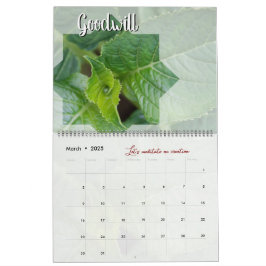 Kalender van God's Meditatie Tuin: ster & woord