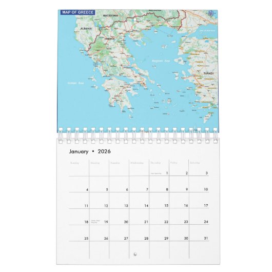 kalender van griekenland (Jan 2026)