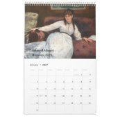 Kalender van grote kunstenaars uit de 19e eeuw (Jan 2027)