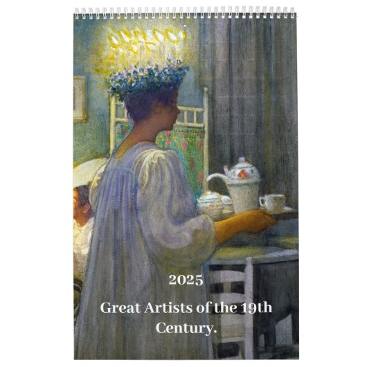 Kalender van grote kunstenaars uit de 19e eeuw (Hoes)