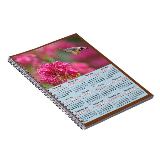 Kalender van het jaar 2025 notitieboek (Rechterzijde)