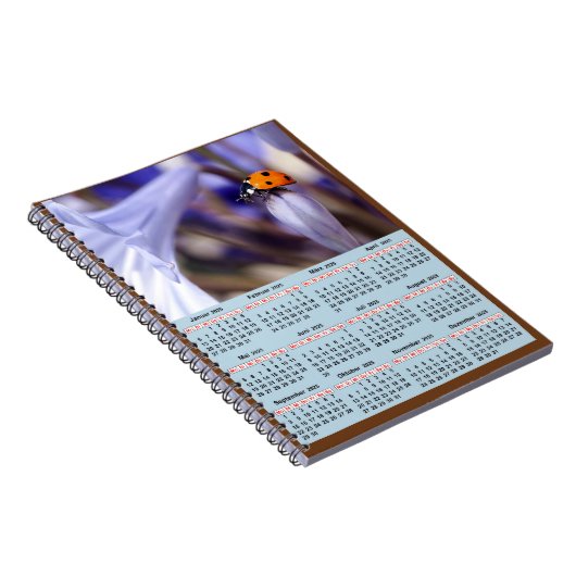 Kalender van het jaar 2025 notitieboek (Rechterzijde)