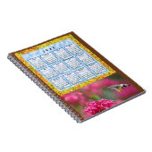 Kalender van het jaar 2025 notitieboek (Rechterzijde)