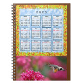 Kalender van het jaar 2025 notitieboek (Voorkant)