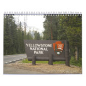 Kalender van het nationale park Yellowstone (Hoes)