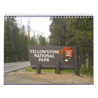 Kalender van het nationale park Yellowstone