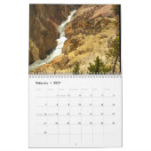 Kalender van het nationale park Yellowstone (Feb 2027)