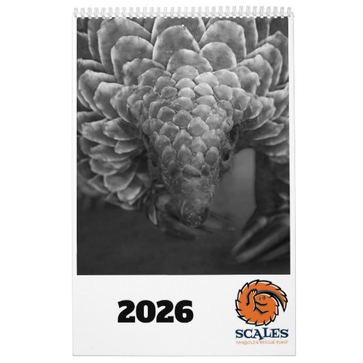 Kalender van het Pangolin Rescue Fund 2026 (Hoes)