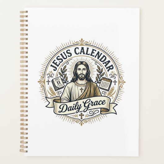 Kalender van Jezus Dagelijkse Genade Kalender van Planner (Voorkant)