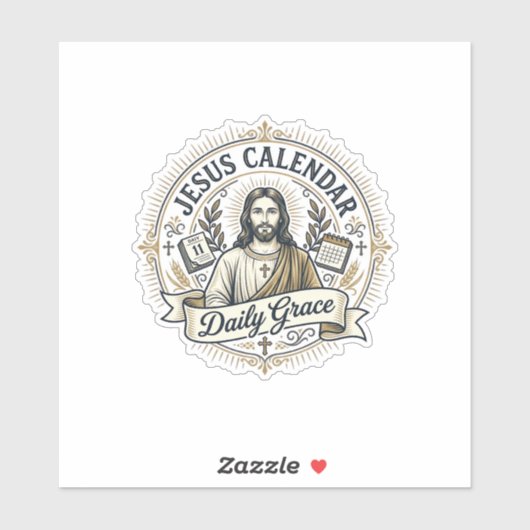 Kalender van Jezus Dagelijkse Genade Kalender van  Sticker (Vel)