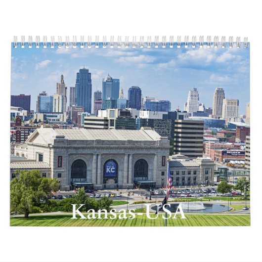 Kalender van Kansas-USA (Hoes)