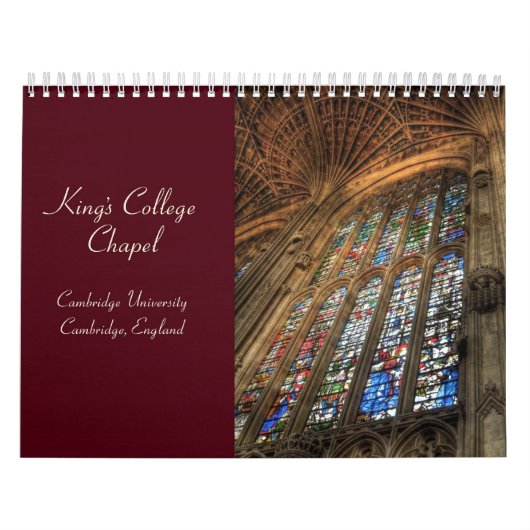 Kalender van King's College Chapel 2010 (Hoes)