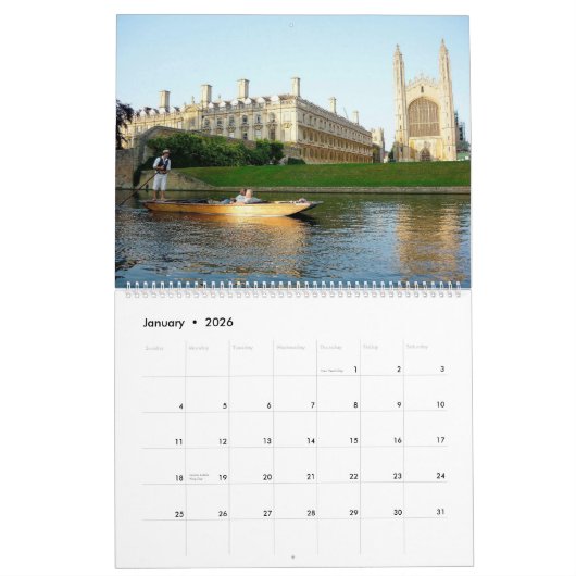Kalender van King's College Chapel 2010 (Jan 2026)