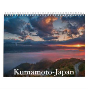 Kalender van Kumamoto-Japan