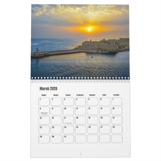 Kalender van Malta (Mar 2026)
